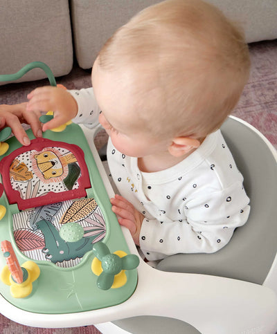 Mamas And Papas Baby Snug Floor Seat With Activity Tray Peeble