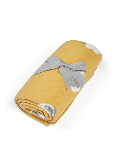 Mamas And Papas Sheep Motif Knitted Blanket Small