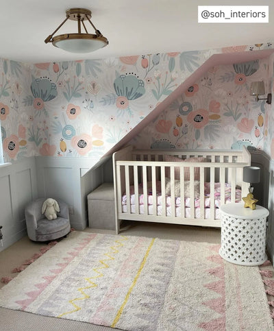 Mamas And Papas Atlas 2 Piece Cot Bed Set With Dresser Changer Nimbus White