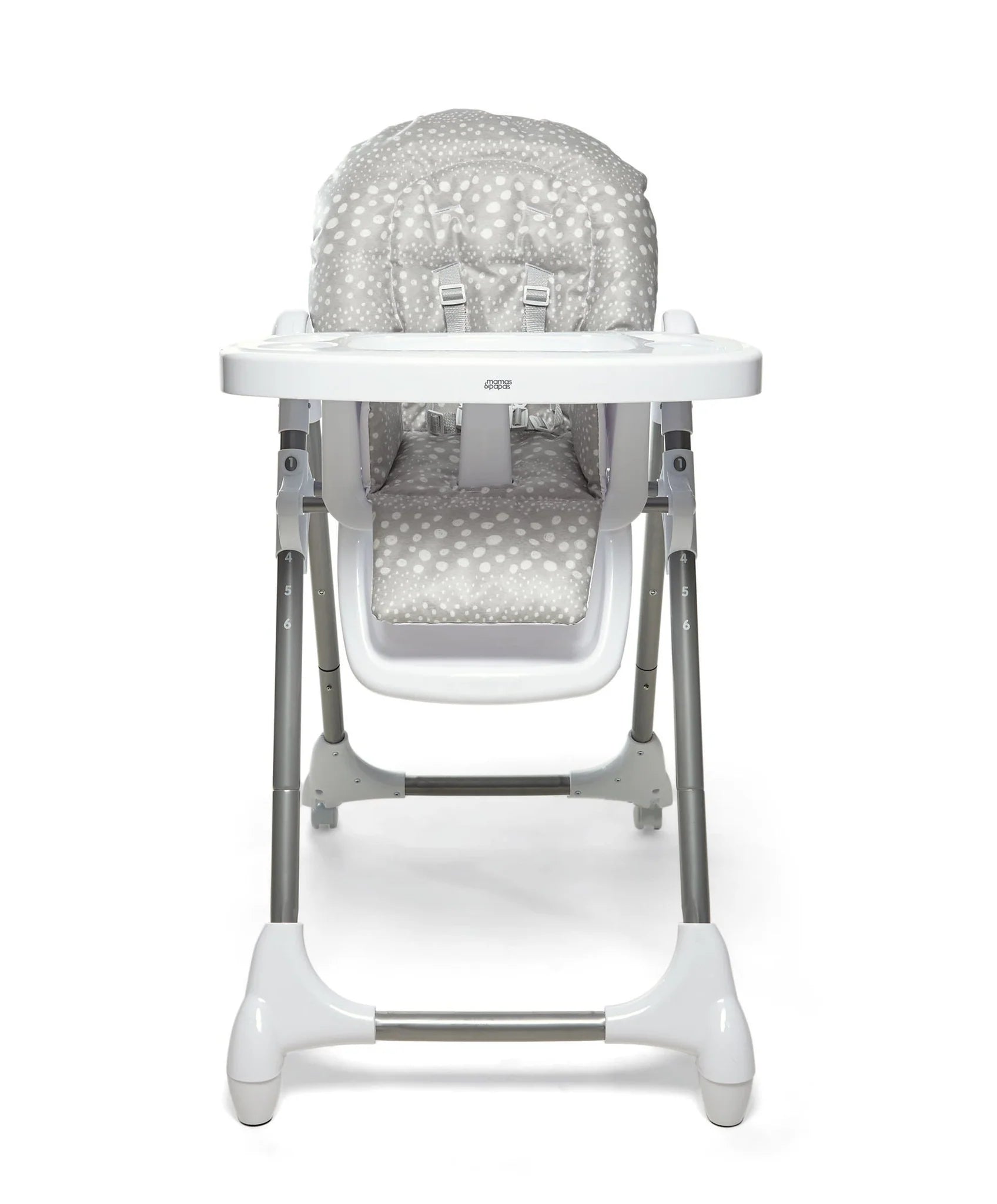 Mamas And Papas Snax Highchair Grey Spot