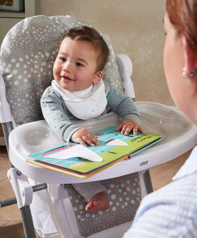 Mamas And Papas Snax Highchair Grey Spot
