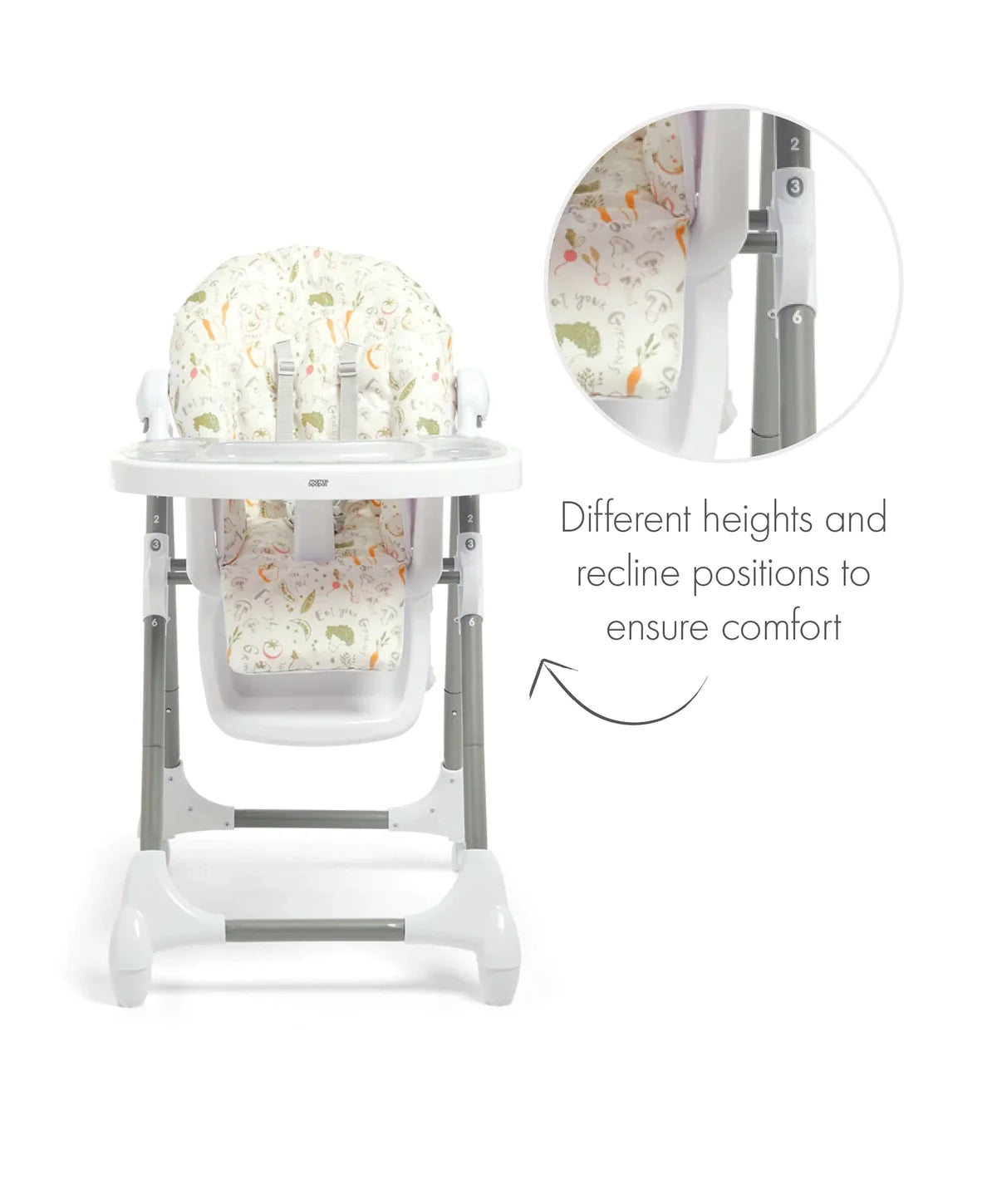 Mamas And Papas Snax Highchair Wonky Veg