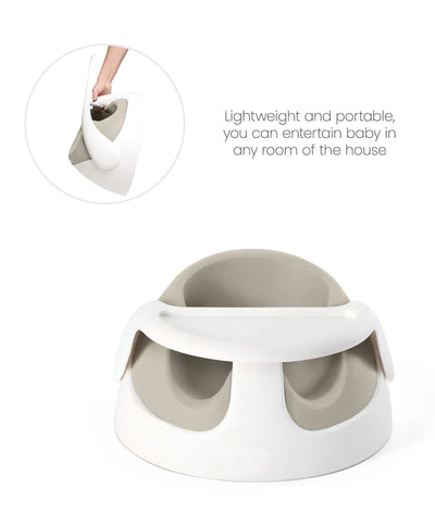 Mamas And Papas Baby Snug Floor Seat With Activity Tray Clay
