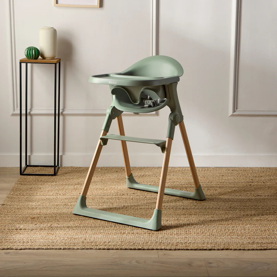 Baby Elegance Mash High Chair Bundle Complete Sage