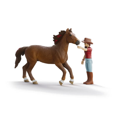 Schleich Horse Club 42711 Hannah And Cayenne Horse Set