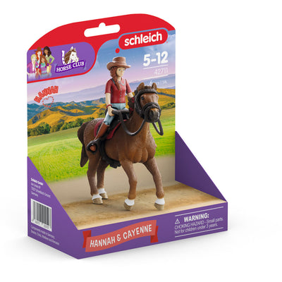 Schleich Horse Club 42711 Hannah And Cayenne Horse Set
