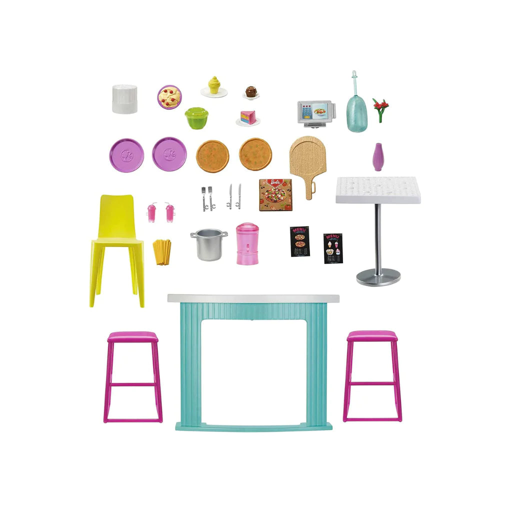 Barbie Cook N' Grill Restaurant And Doll Playset