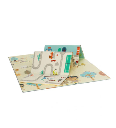 Asalvo Folding Playmat City / Forest 120cm x 180cm