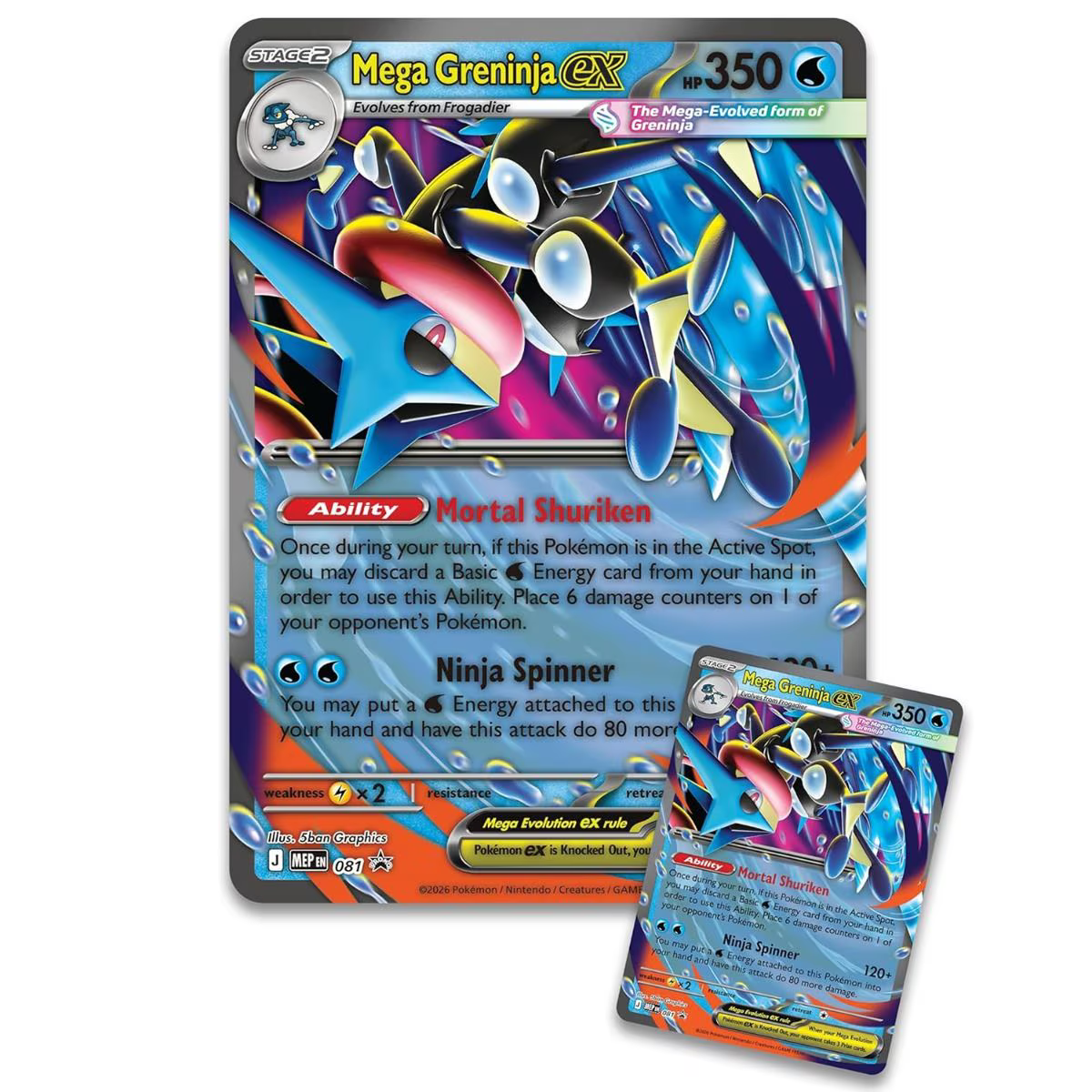 Pokemon TCG Mega Premium Collection Greninja EX Box