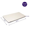Clevamama ClevaFoam Premium Suppourt Mattress 70cm x 140cm x 9cm Cot Bed Size