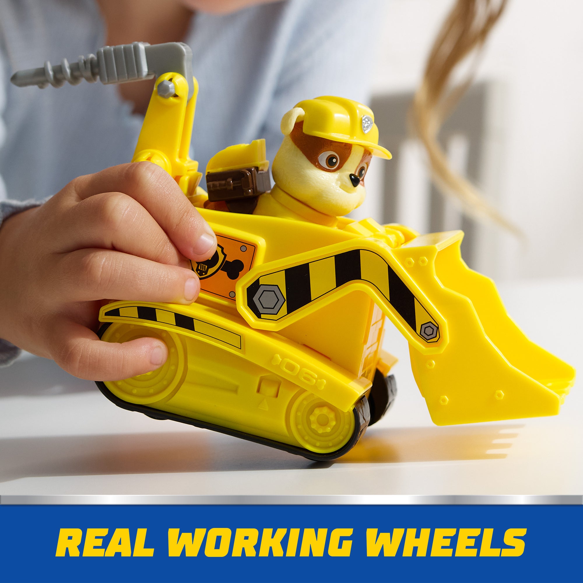 Paw Patrol Rubble Bulldozer Vehicle With Rubble Figure