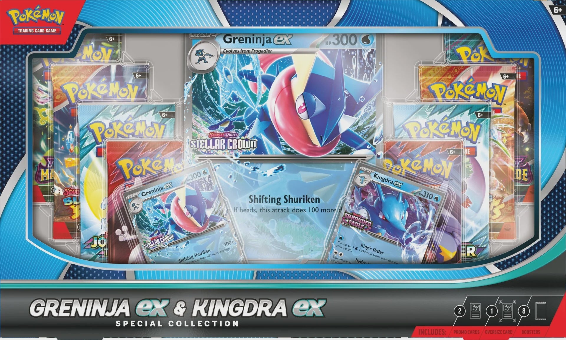 Pokemon Trading Card Game EX Box Special Collection Greninja And Kingdra