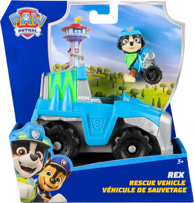 Paw Patrol Rex Rescue Vehicle And Rex Figure
