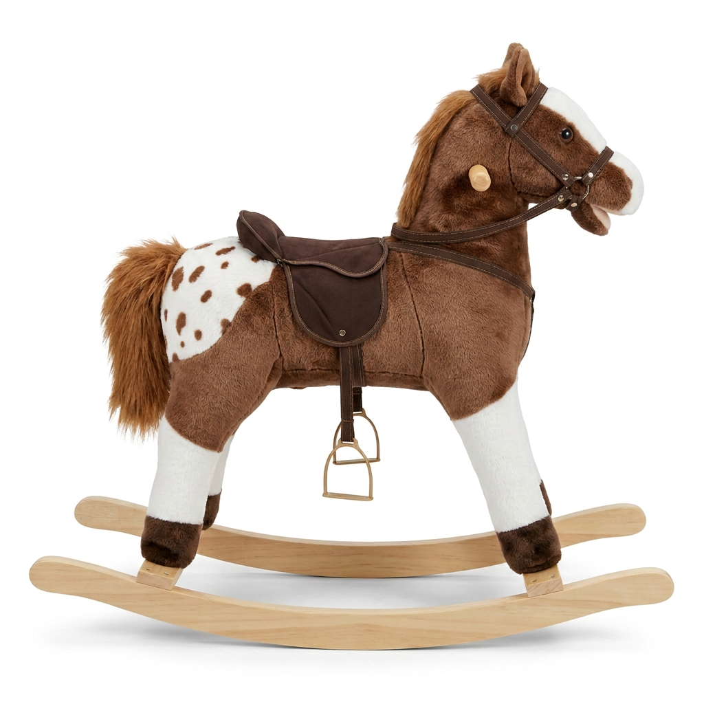 Kids Rocking Horse With Horse Sounds