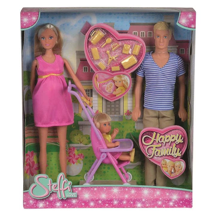 Steffi Love Happy Family Doll And Accessories Playset