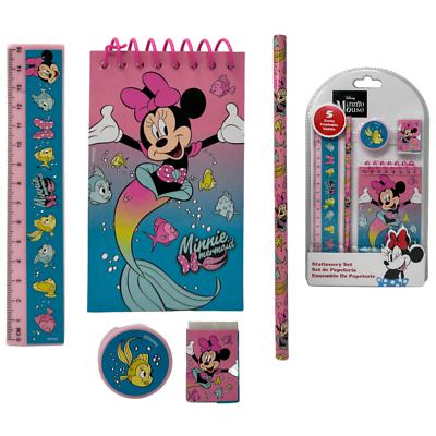 Minnie Mouse 5pc Stationary Set