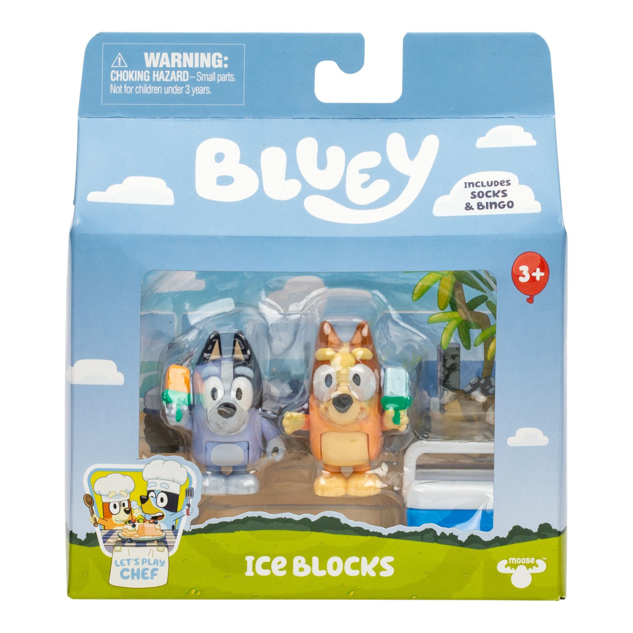 Bluey Ice Blocks 2 Figure Pack