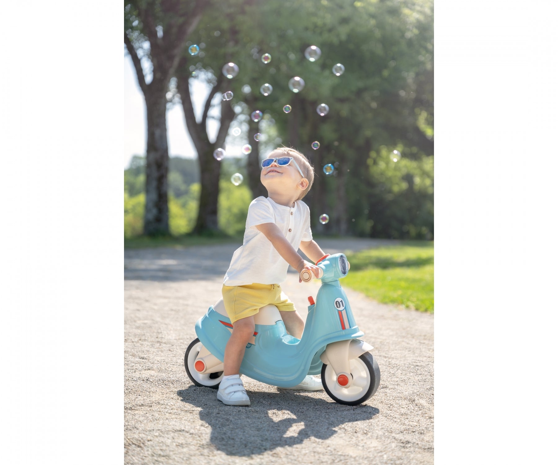 Smoby Ride On Scooter Blue