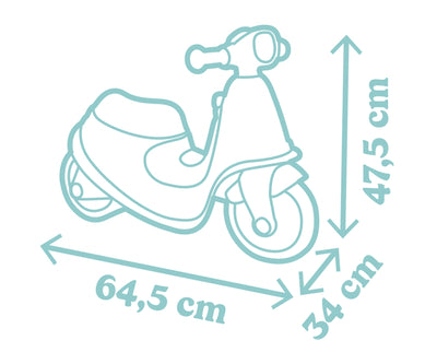 Smoby Ride On Scooter Blue