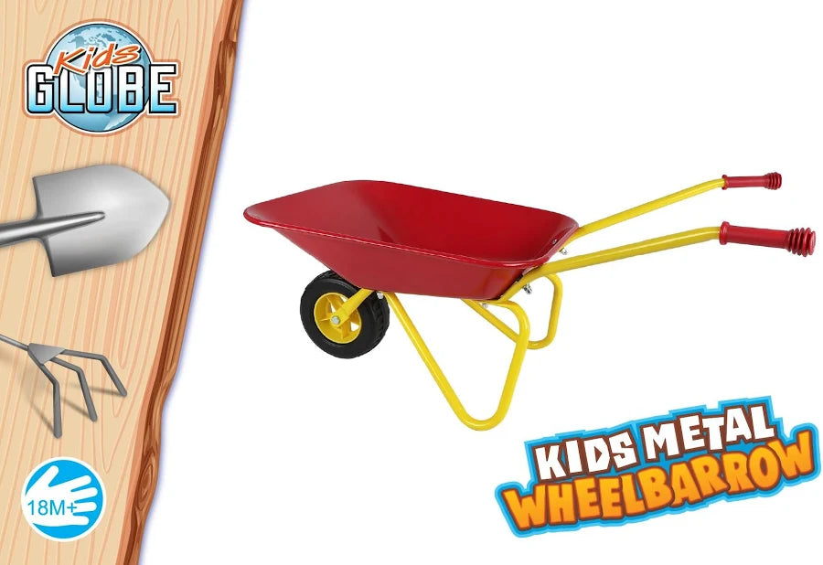 Kids Globe Kids Metal Wheelbarrow