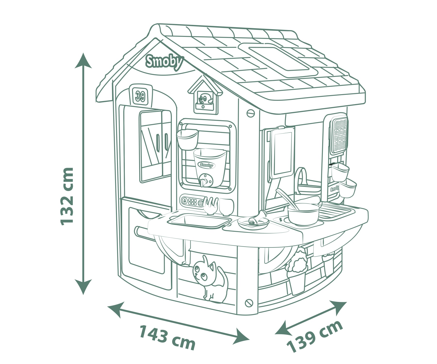 Smoby Life Mud Cooking Playhouse