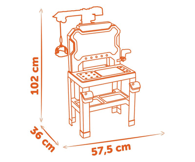 Smoby Black And Decker Builder Workbench