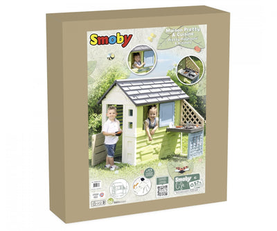 Smoby Life Pretty Playhouse With Kitchen
