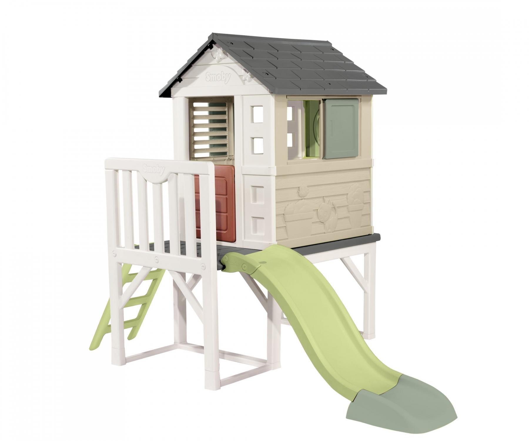 Smoby Playhouse on Stilts with Slide