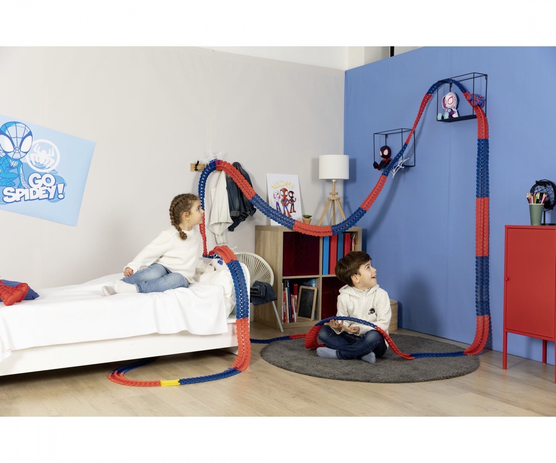 SpiderMan Spidey And His Amazing Friends Spidey Flextreme Discovery Race Track Set