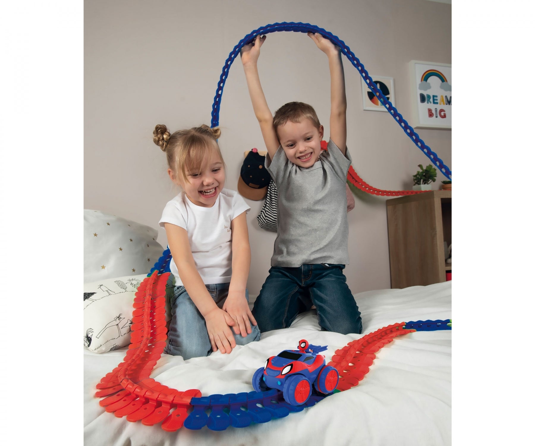 SpiderMan Spidey And His Amazing Friends Spidey Flextreme Discovery Race Track Set
