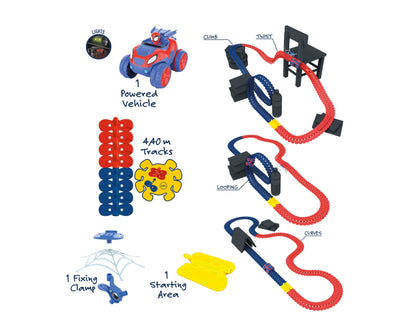 SpiderMan Spidey And His Amazing Friends Spidey Flextreme Discovery Race Track Set