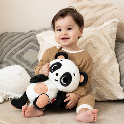 Tiny Love Panda Snuggly Buddy Infant Toy With Soothing Breathing Movement