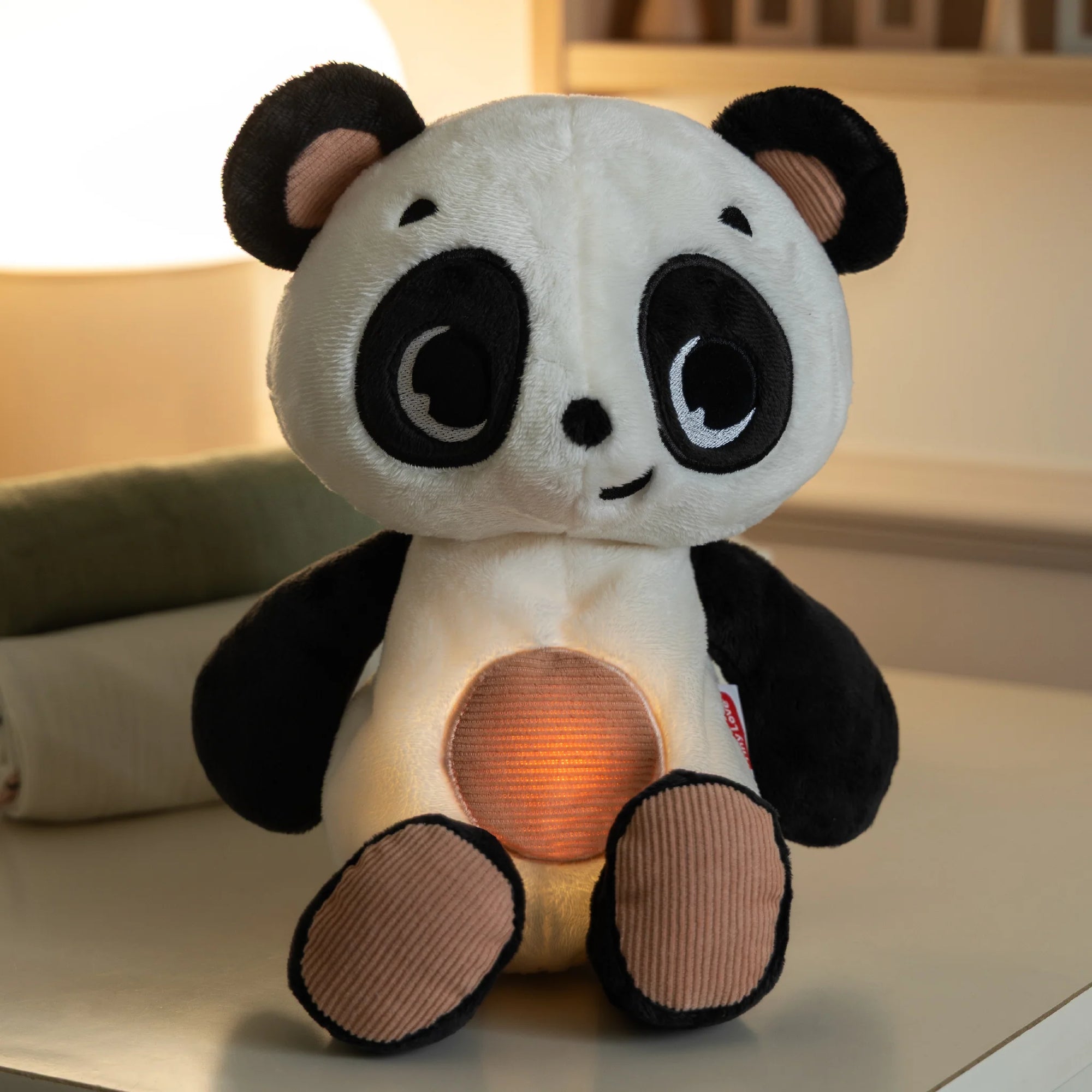 Tiny Love Panda Snuggly Buddy Infant Toy With Soothing Breathing Movement