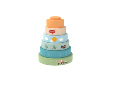 Tiny Love Wooden Stacking Tower Infant Toy