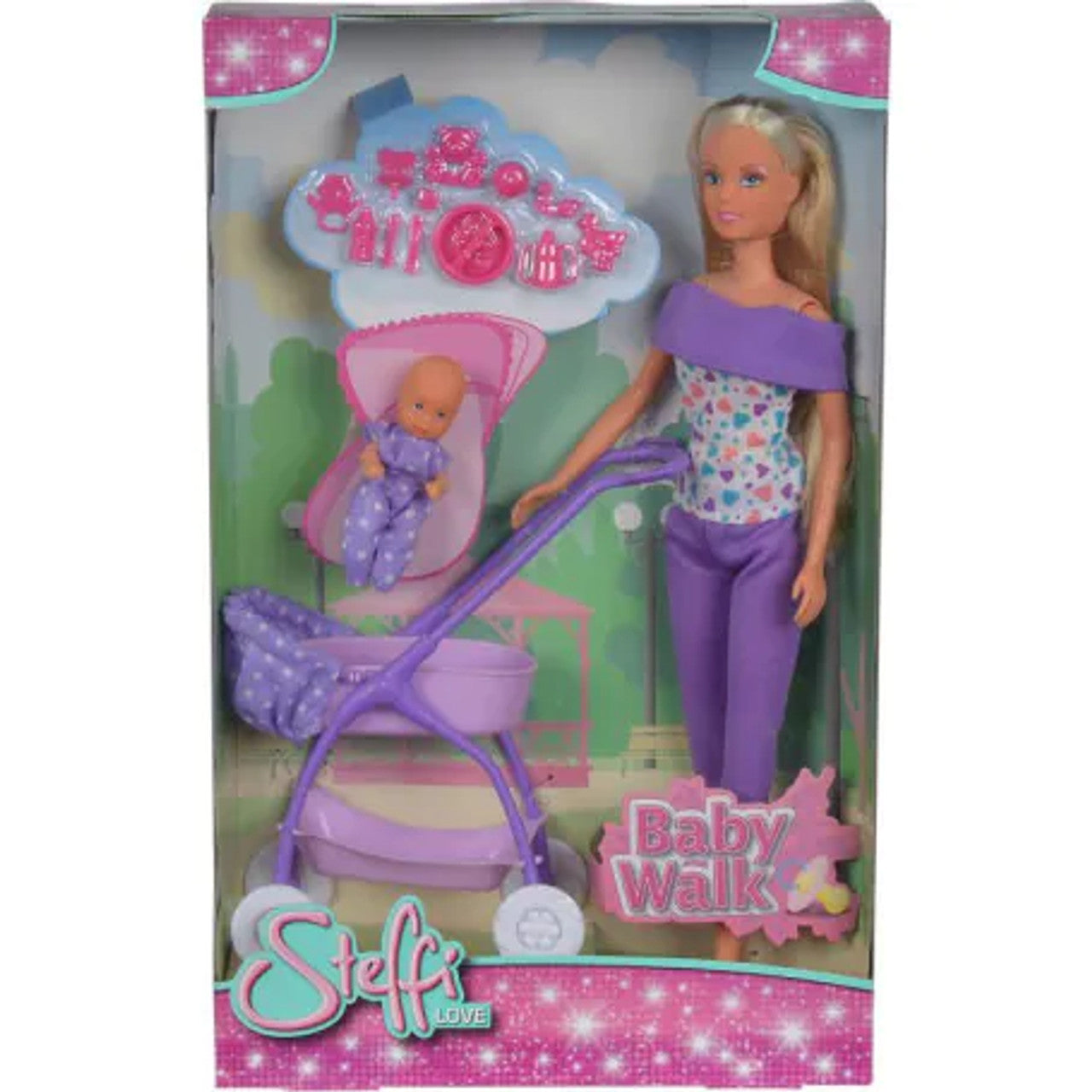 Steffi Love Baby Walk Doll Assorted Colours