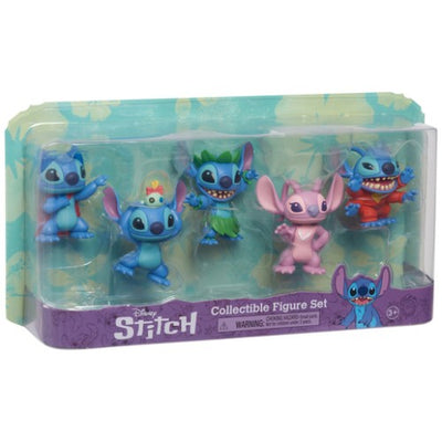 Disney Stitch Collectable Figure Set 5pc