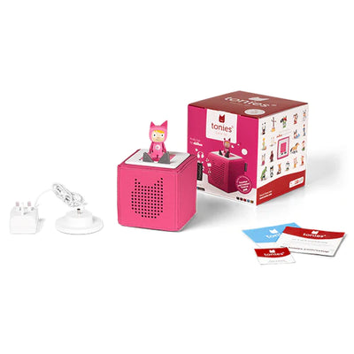 Tonies Toniebox Starter Set Audio Speaker For Kids Pink