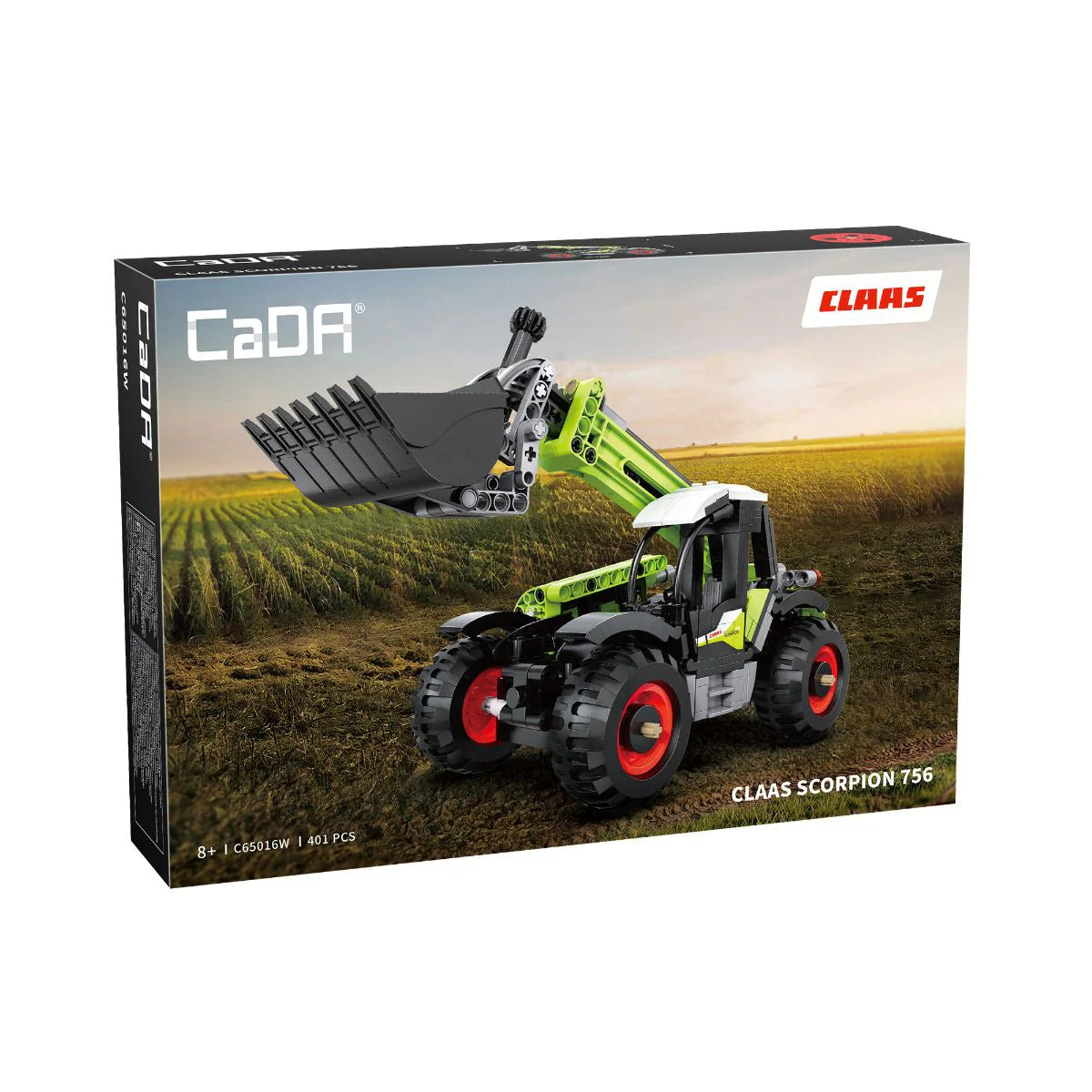 CaDa CLAAS Scorpion 756 Farm Telehandler 401pc Construction Set