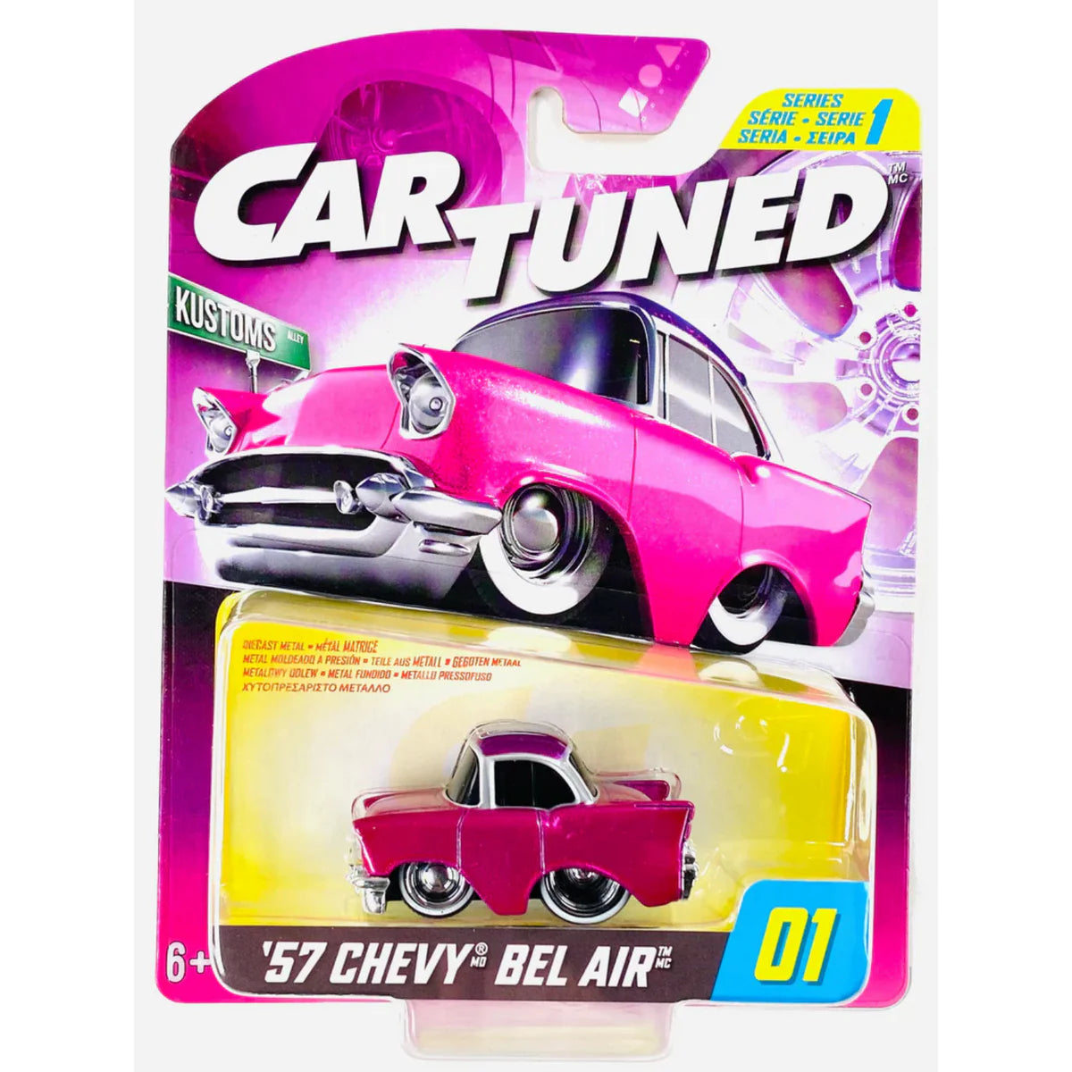 Car Tuned Die Cast Retro Cars '57 Chevy Bel Air