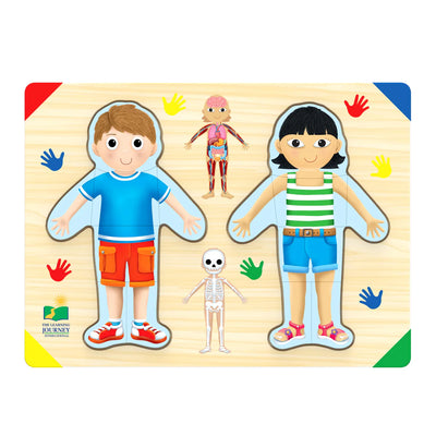Lift And Learn My Body Wooden Puzzle