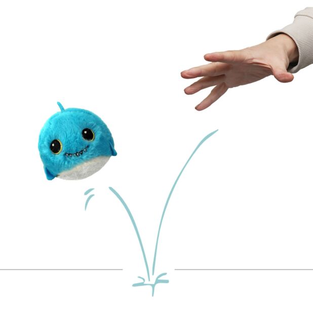 TY Fins Shark Beanie Bouncer Soft Toy