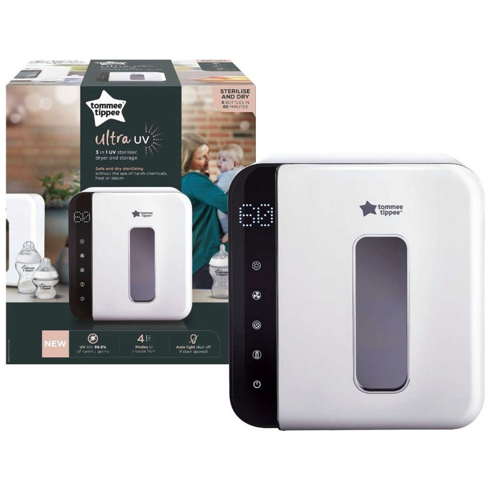 Tommee Tippee Ultra UV 3 In 1 Electric Steriliser And Dryer White