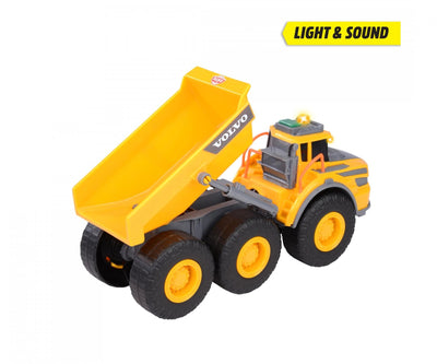 Dickie Volvo Articulated Hauler Truck Light And Sound