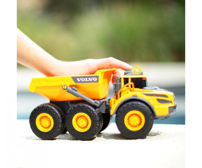 Dickie Volvo Articulated Hauler Truck Light And Sound