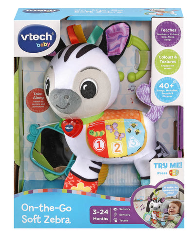 Vtech On the Go Soft Zebra