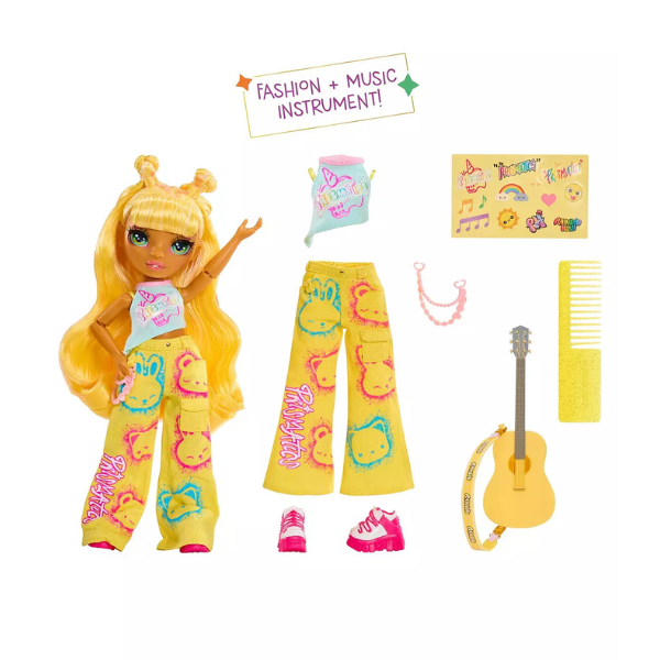 Rainbow High Junior High Rock Band Doll Sunny Madison