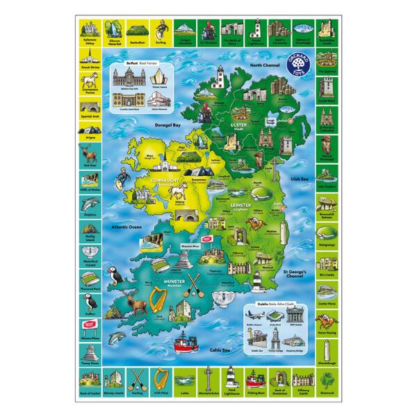 Orchard Toys Map Of Ireland Jigsaw Puzzle And Poster