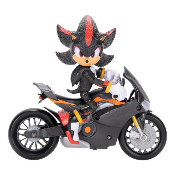 Sonic The Hedgehog Sonic's Shadow Motorcycle With Sonic Figure