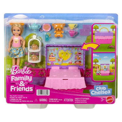 Barbie Club Chelsea Surprise Tea Party Picnic Doll And Accessories Playset