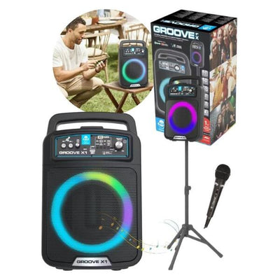 iDance Groove X1 Wireless Sound And Light Party System